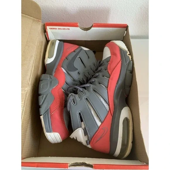 Rare Find- Air Trainer Max 2 94 'Grey Laser Crimson' Size 9 - Picture 14 of 14